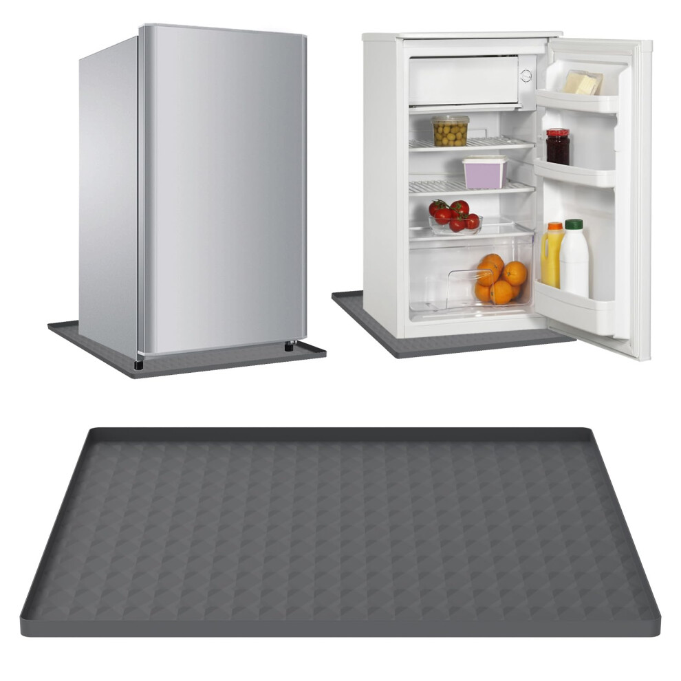 Alongen Mini Fridge Silicone Mat, With 0.8 Inch Raised Edges 23.623.6 Inch Un