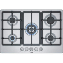 Bosch Home & Kitchen Appliances Bosch PGQ7B5B90 Gas hob, 75 cm, Stainl