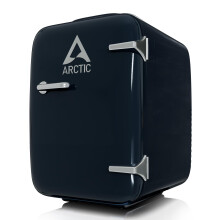 ARCTIC Fridge - Mini Fridge 4L for Drinks & Cosmetics, with Cooling & Heating Function, 12 V DC & 220 V AC, Ideal for Car, Office, Camping & Travel,