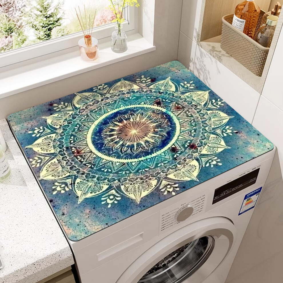 Ruilbj Retro Washing Machine Dust Proof Mat Refrigerator Dust Mats Kit