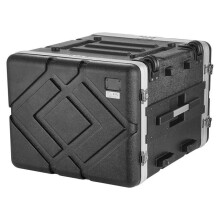 Mallette Rack 8U Poco Profondo 480 mm-Duoku-per Amplificatore, Attrezzatura Audio, Mixer DJ, in ABS, Portatile