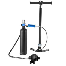 Bouteille de Plongée Portable de 1 L-Duoku-Équipée d'une Pompe, Réservoir d'Air Rechargeable pour l'Exploration Sous-Marine