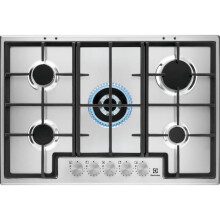 EGS75362X 5 Burner Gas Hob 75 cm Stainless Steel