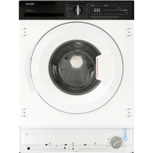 Sharp Sharp ES-NIH714BWA-EN Integrated 7kg Washing Machine with 1400 r