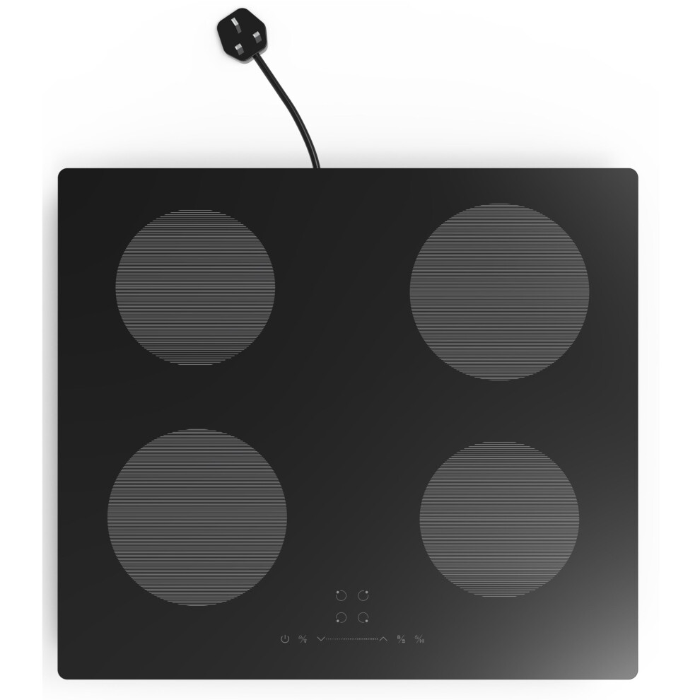 Apelson Ubecoind60 60Cm 13 Amp Flex Zone Induction Hob - Plug Attached