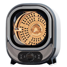 TRTDYFKH Portable Condenser Tumble Dryer 0-200 Minutes Hot Cold Air 3D Drying 5kg Vented Tumble Dryer 35dB Silent Perfect For Counter Top Or Wall Mou