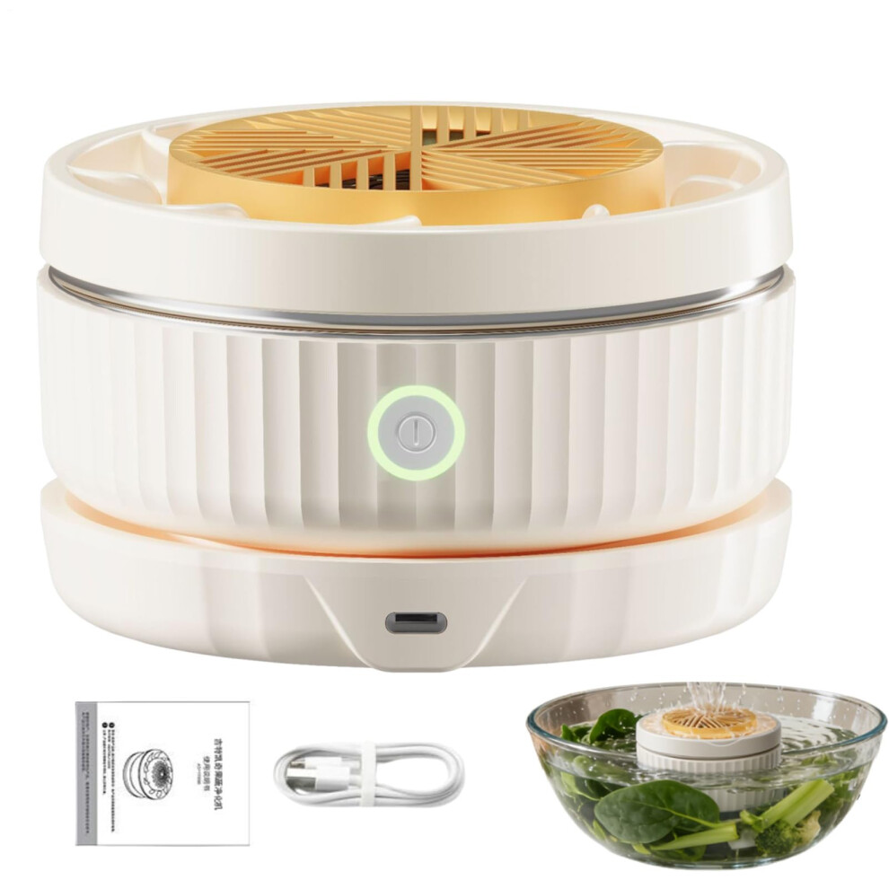 Fruit And Vegetable Washing Machine- Rotatable Washing Device, USB Wir