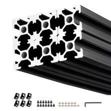 Perfil de Alumínio Extrudado 2020-Duoku-Conjunto de 6, Canal em T Padrão Europeu para Estruturas de Impressoras 3D, Máquinas CNC, Mobiliário