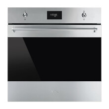 Smeg Classic Multifunction Electric Buit-in Single Oven - Stainless St