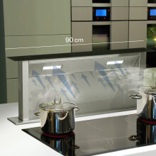 KLARSTEIN Downdraft Cooker Hood, 507m³/h Airflow, 10 Modes, Recirculating Option