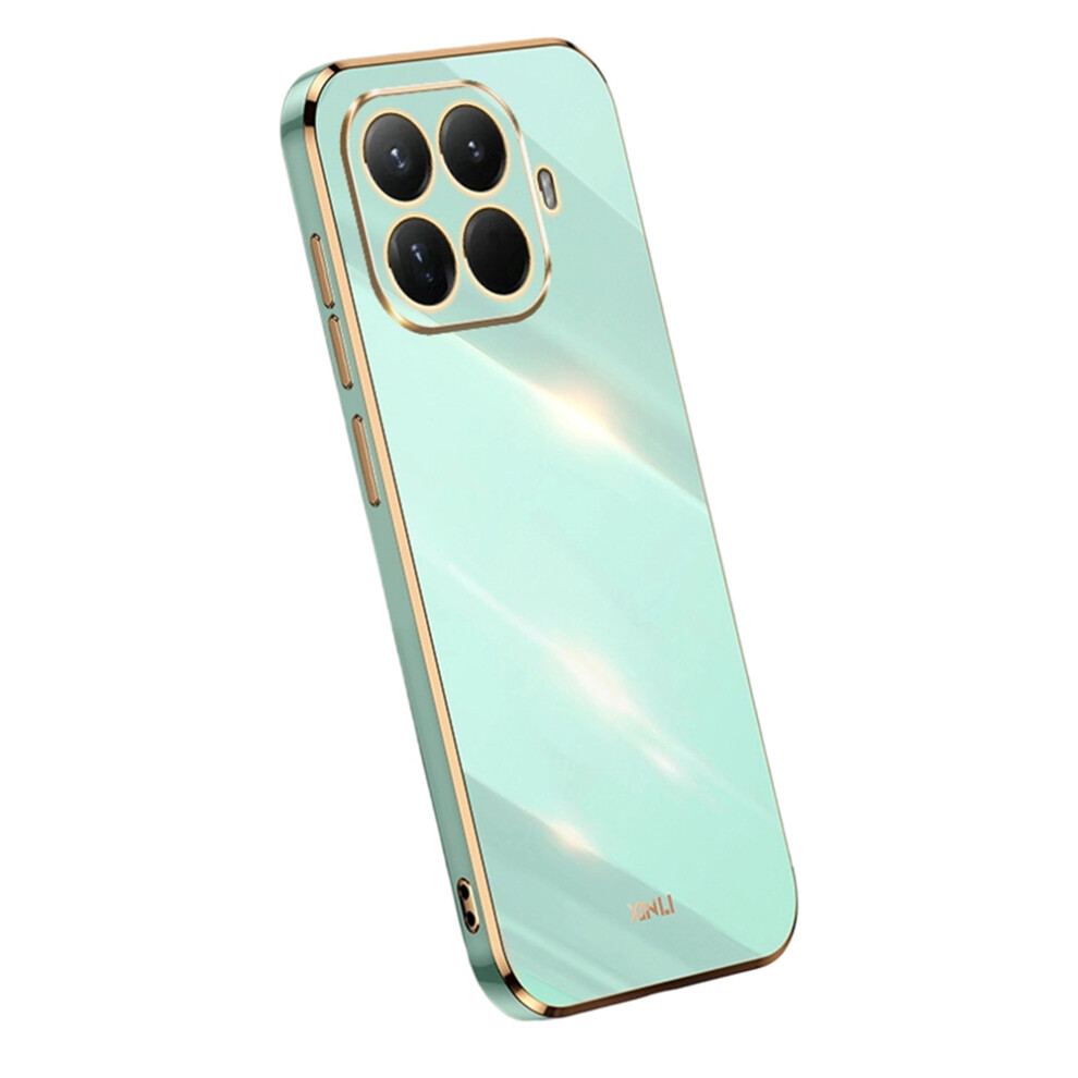 (Cyan) Bulk Purchasing Xinli For Xiaomi 15T Pro Case Tpu Phone Cover With Electroplating Frame Blue 6914295878777