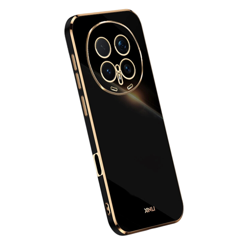 (Black) Bulk Purchasing Xinli For Honor Magic8 Pro 5G Case Tpu Phone Cover With Electroplating Frame Black 6914291575649