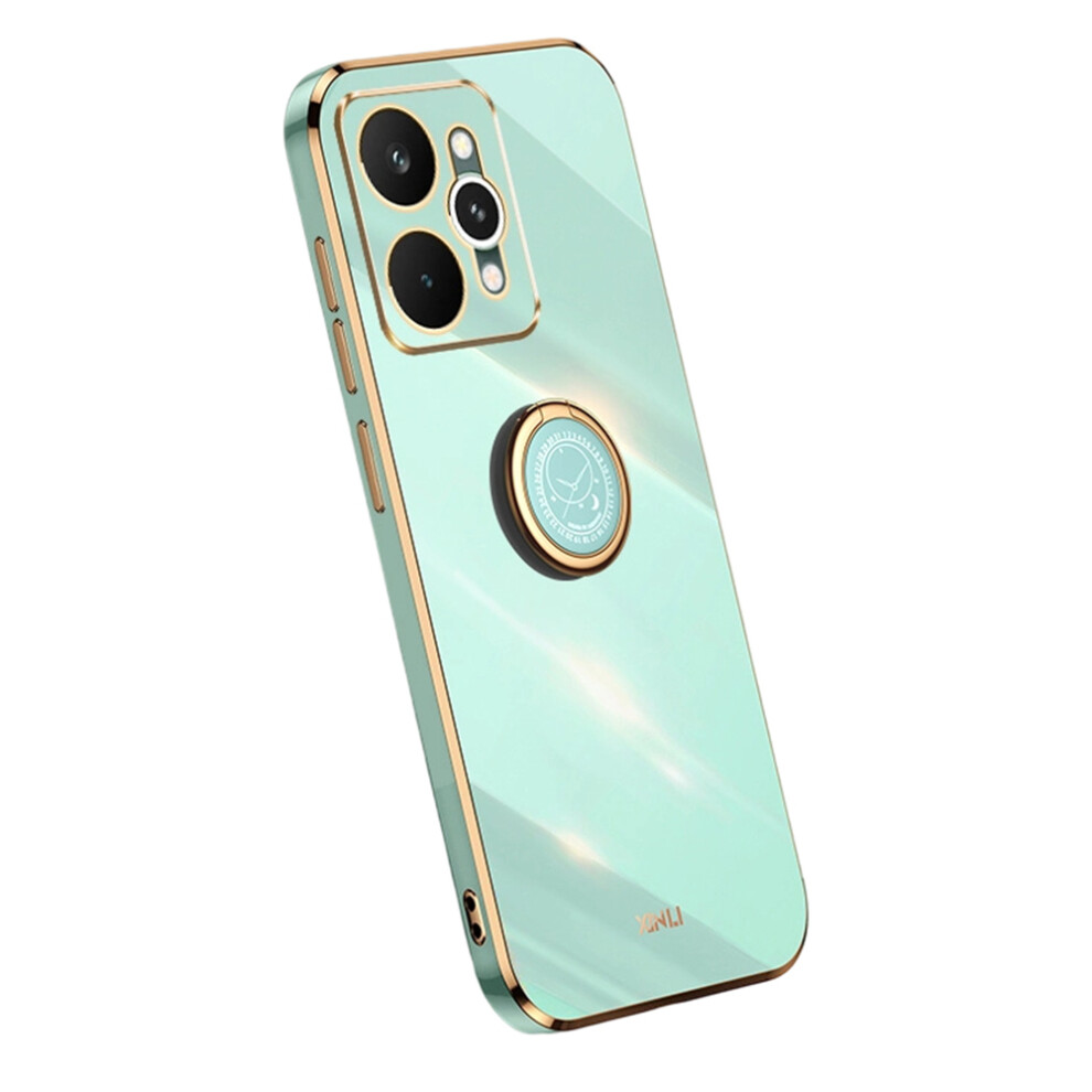 (Cyan) Bulk Purchasing Xinli For Realme 15 5G Case Ring Kickstand Electroplating Tpu Phone Cover Blue 6914292275098