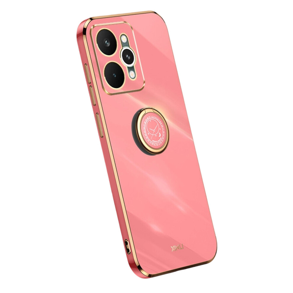 (Red) Bulk Purchasing Xinli For Realme 15 5G Case Ring Kickstand Electroplating Tpu Phone Cover Red 6914293095152