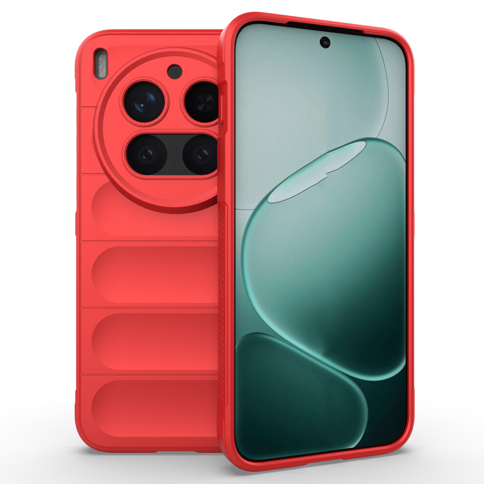 (Red) For Vivo X300 Pro 5G Case Anti-Drop Soft Tpu Rugged Phone Back Cover Red 6914299292500