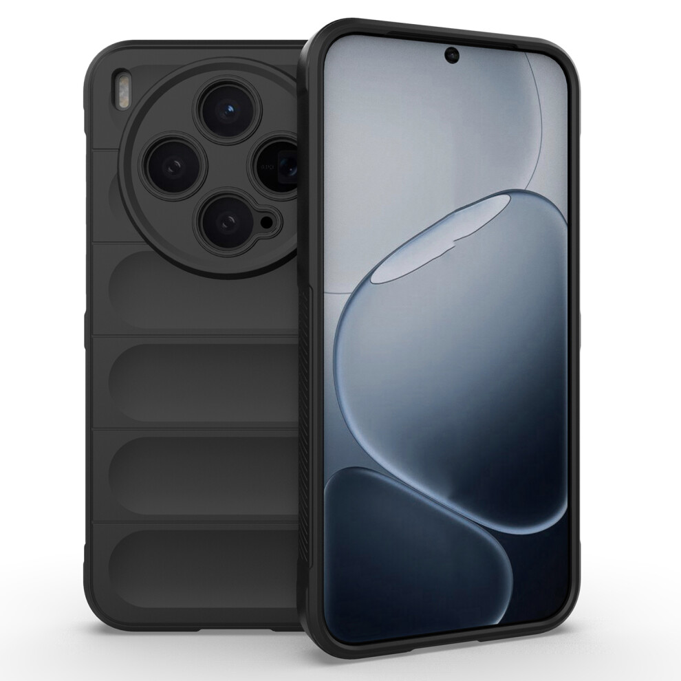 (Black) For Vivo X300 5G Case Anti-Drop Soft Tpu Rugged Phone Back Cover Black 6914299189824