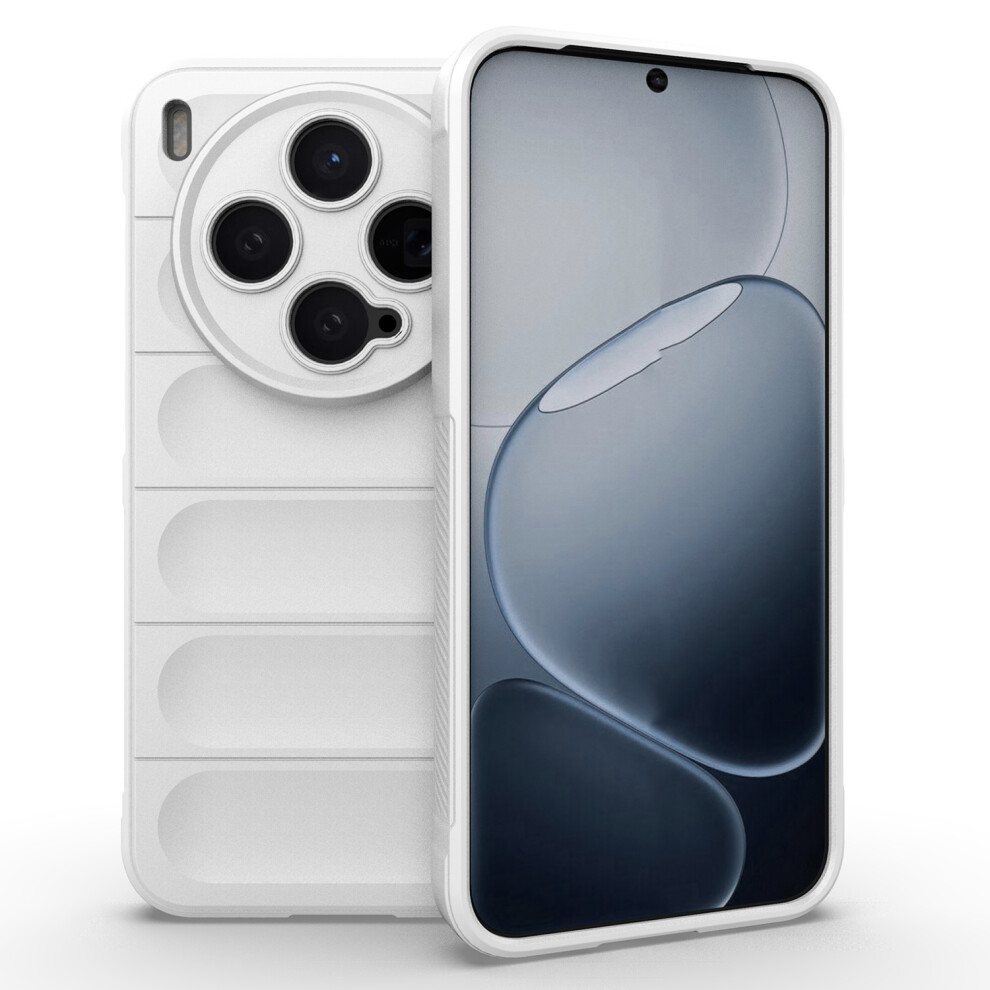 (White) For Vivo X300 5G Case Anti-Drop Soft Tpu Rugged Phone Back Cover White 6914299903055