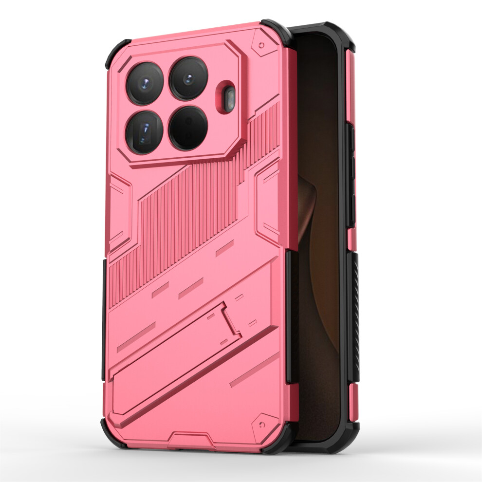 (Rose) For Xiaomi 15T Pro Case Pc + Tpu Shockproof Phone Cover With Kickstand 6914295152464