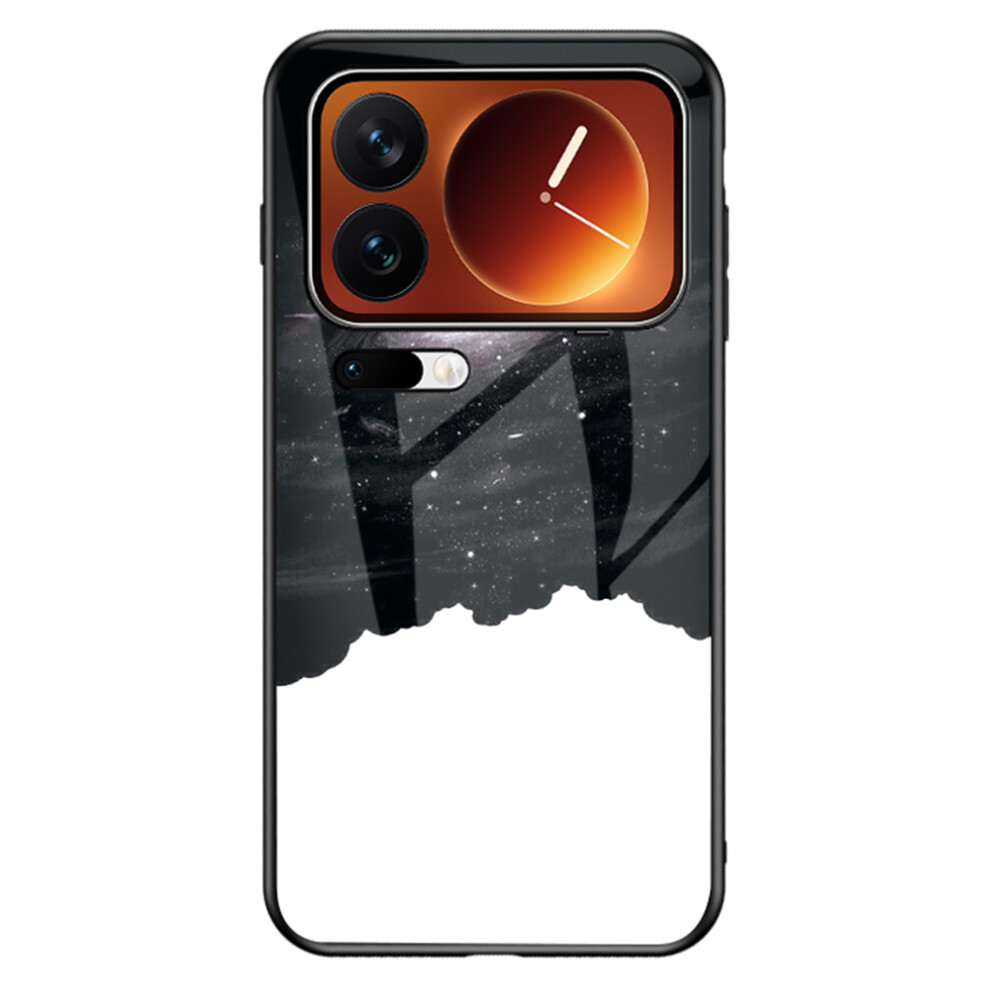 (Cosmic Starry Sky) For Xiaomi 17 Pro Case Starry Sky Pattern Tempered Glass Phone Cover 6914291574734