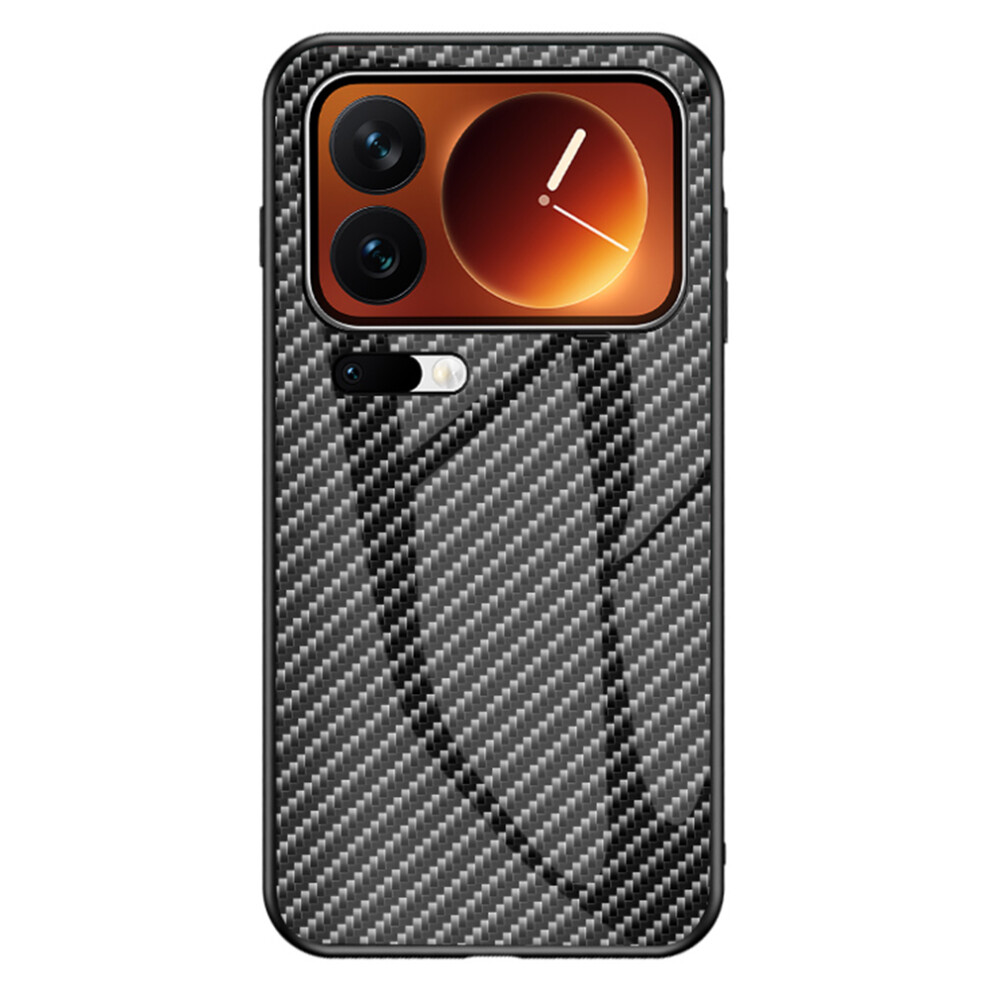 ( Fiber) For Xiaomi 17 Pro Case Tempered Glass Shockproof Phone Cover Black 6914290995707
