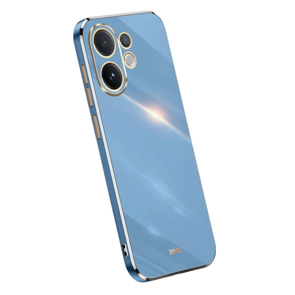 (Blue) Bulk Purchasing Xinli For Vivo V60 5G Case Tpu Phone Cover With Electroplating Frame Blue 6914299627593