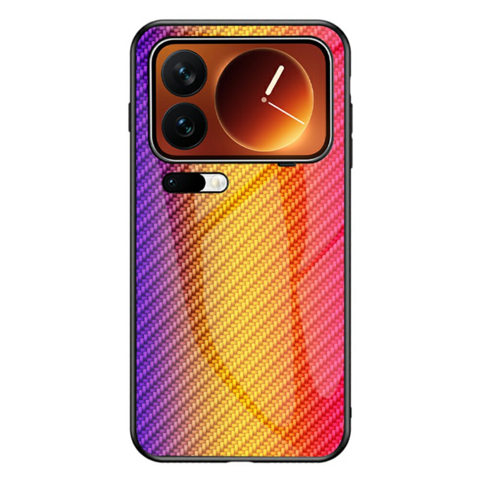 ( Fiber) For Xiaomi 17 Pro Max Case Tempered Glass Shockproof Phone Cover Golden 6914295674553