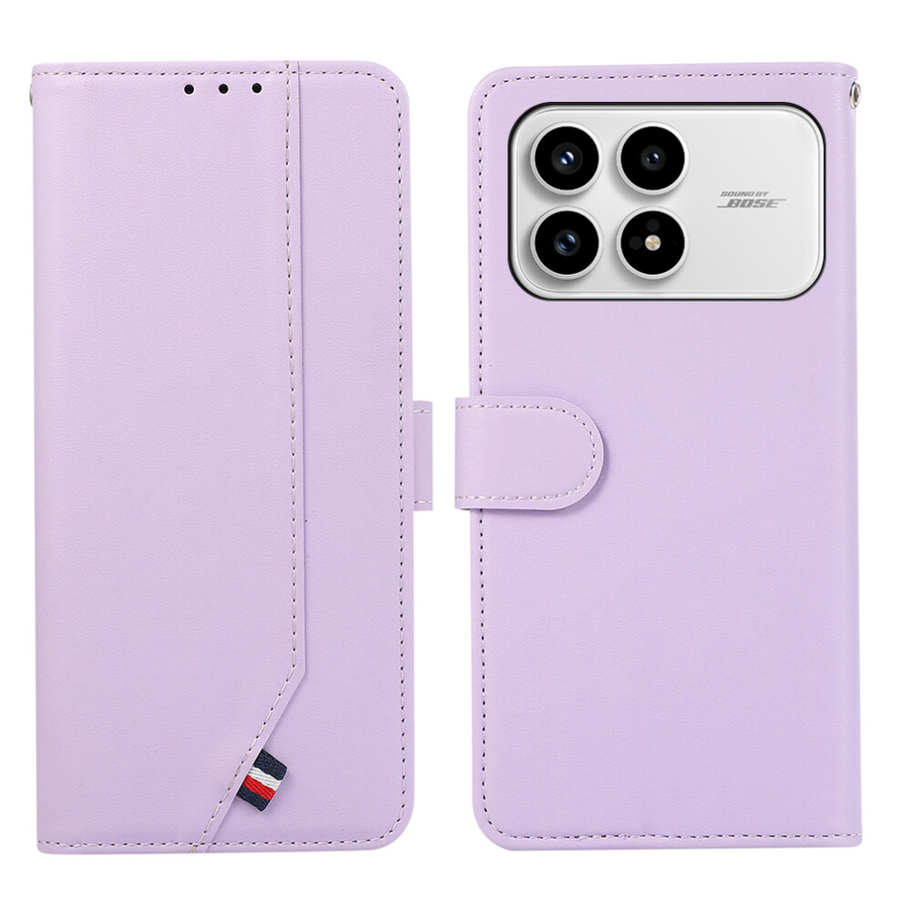 (Purple) For Xiaomi Redmi K90 5G / Poco F8 Pro Case Rfid Blocking Flip Leather Phone Cover Purple 6914290576234