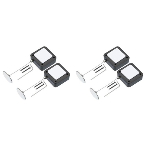 Cordon de Télécommande Rétractable de 1,5 M, Lot de 4, Cordon de Sécurité avec Adhésif Double Face et Vis