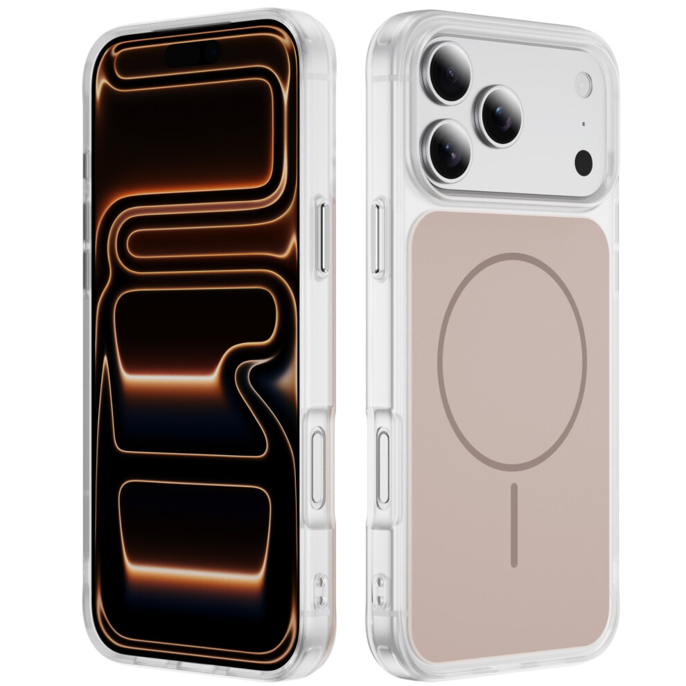 (Desert ) For Iphone 17 Pro Max Case Compatible With Magsafe Skin Touch Tpu Pc Phone Back Cover Gold 6914299881742
