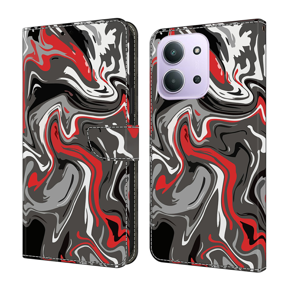 (Rock Texture) Wallet Case For Xiaomi Redmi 15C 5G (Eu) (173Mm) / 4G (Eu) (173Mm) / Poco C85 4G (173Mm) Pattern Printing Stand Leat 6914297184470