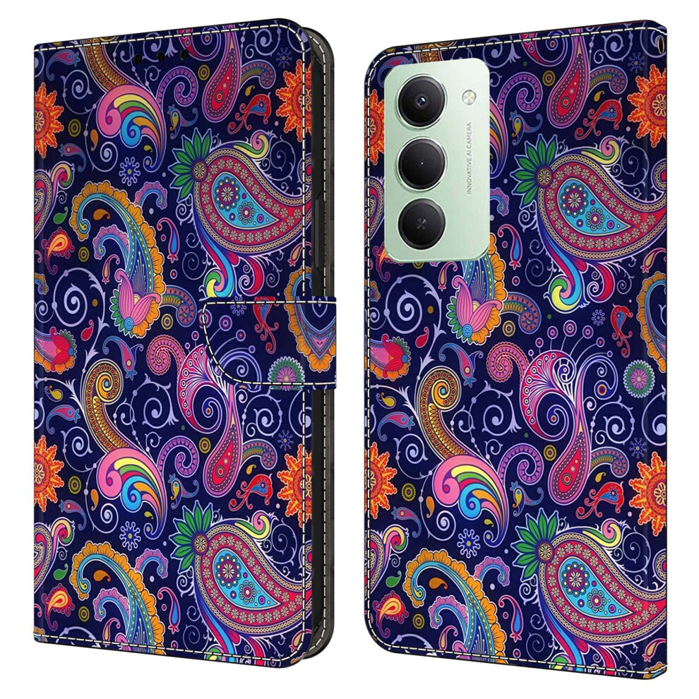 (Ethnic Vine) For Xiaomi Redmi 15 5G (Global) (169Mm) Wallet Case Pattern Printing Stand Leather Flip Phone Cover 6914290623464