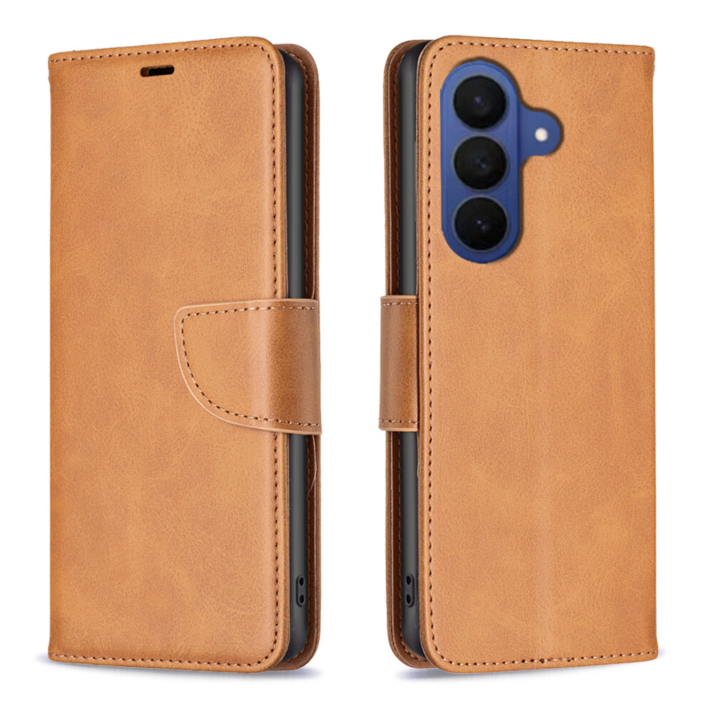 (Yellow) For Samsung Galaxy A27 Case Shockproof Pu Leather Cover With Wallet Card Slots Yellow 6914292409004
