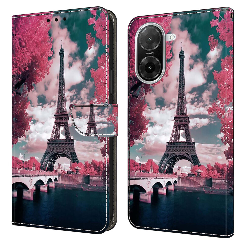 (Eiffel Tower) For Xiaomi Redmi A5 4G (171.7Mm) / Poco C71 4G Wallet Case Pattern Printing Stand Leather Flip Phone Cover 6914297258805