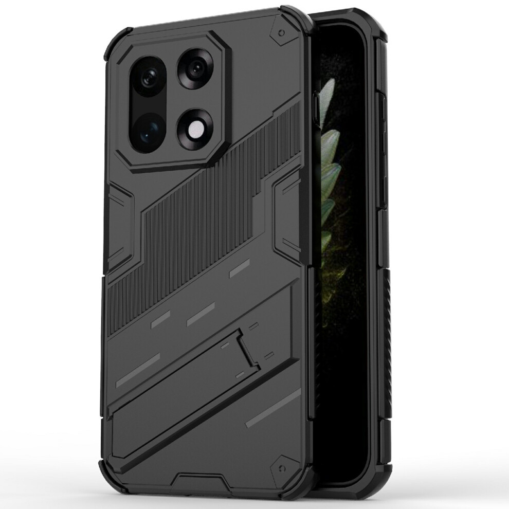 (Black) For Oneplus 15 5G Case Pc + Tpu Shockproof Phone Cover With Kickstand Black 6914293571274