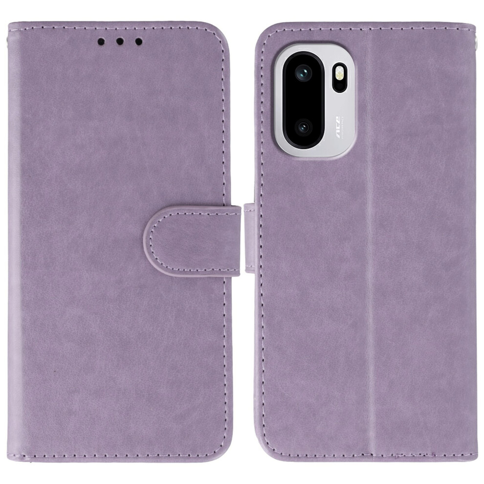 (Purple) For Oneplus 15R 5G / Ace 6T 5G / Ace 6 5G Case Pu Leather Flip Wallet Phone Cover With Strap Purple 6914298441312