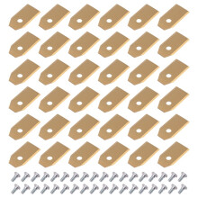 36PCS ReplacementBlades for Navimow I105N/I108N/I110N/ H500N/H800N/H1500N/H3000N Robotic Lawn Mower with Screws,A