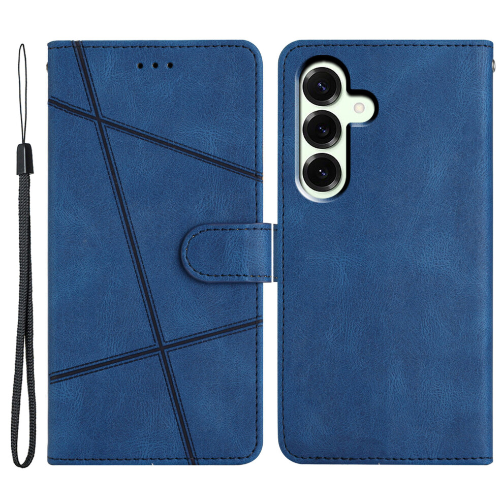 (Blue) For Samsung Galaxy A57 5G Case Crazy Horse Texture Pu Leather Wallet Stand Phone Cover Blue 6914291228736