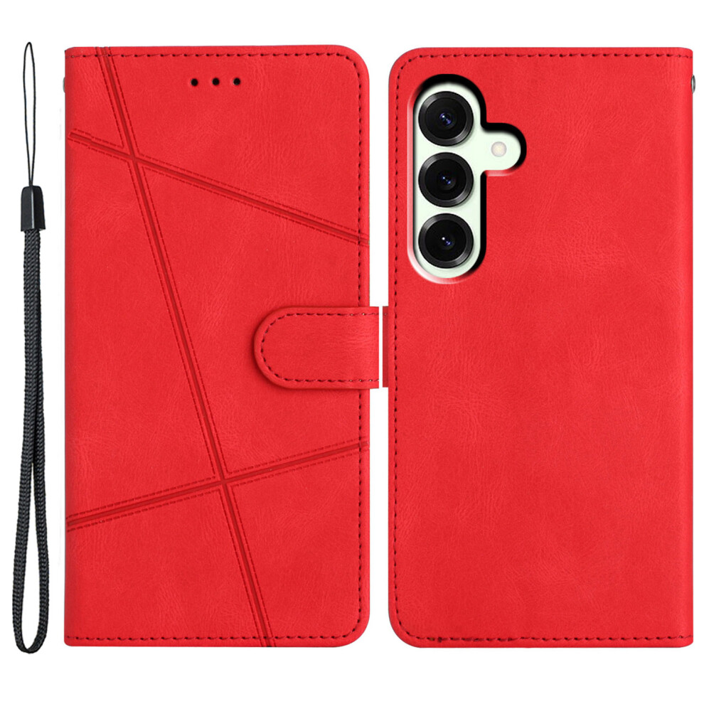(Red) For Samsung Galaxy A57 5G Case Crazy Horse Texture Pu Leather Wallet Stand Phone Cover Red 6914299592532