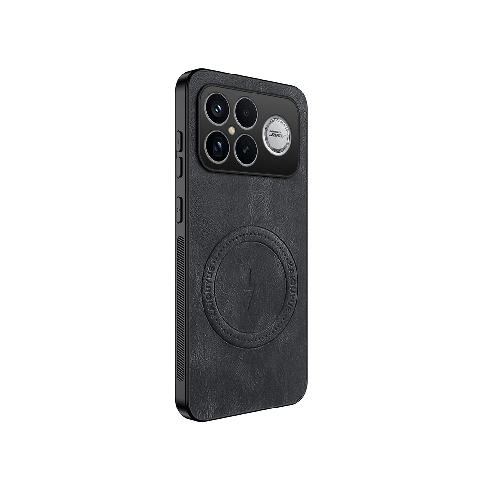 (Black) Wanlonfeng For Xiaomi Redmi K90 Pro Max 5G / Poco F8 Ultra Magnetic Case Sd1 Series Nappa Texture Pc Tpu Phone Cover Black 6914295103930