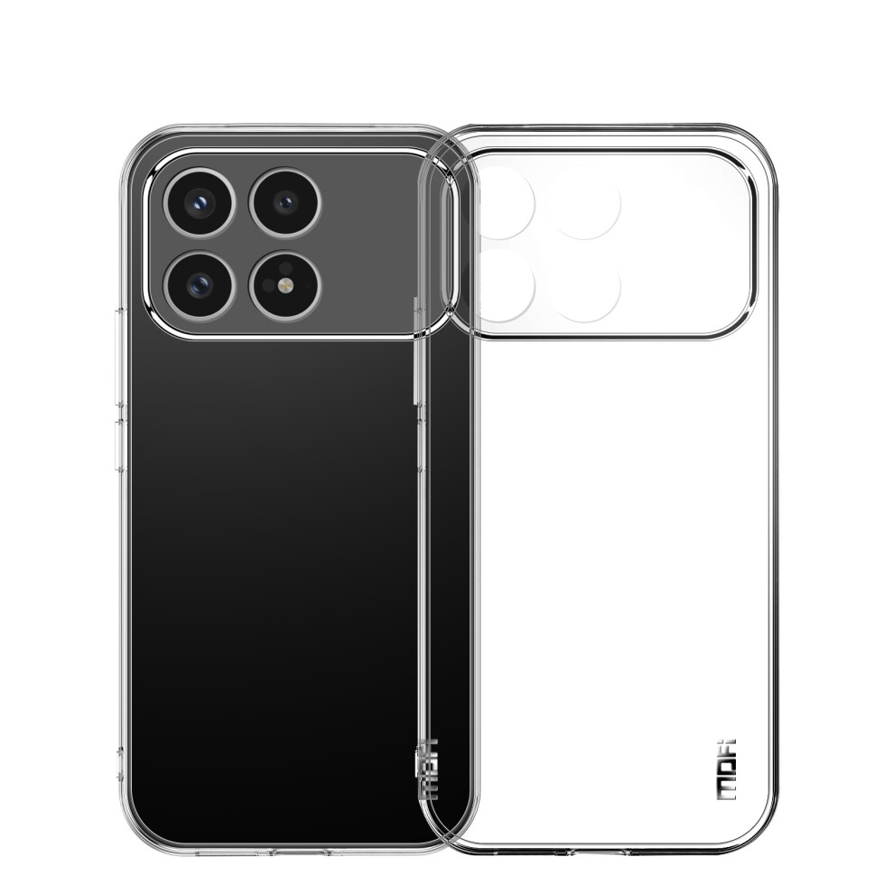 (Transparent) Mofi For Xiaomi Poco F8 Pro / Redmi K90 5G Clear Phone Case Ultra-Thin Tpu Phone Back Cover 6914291089368