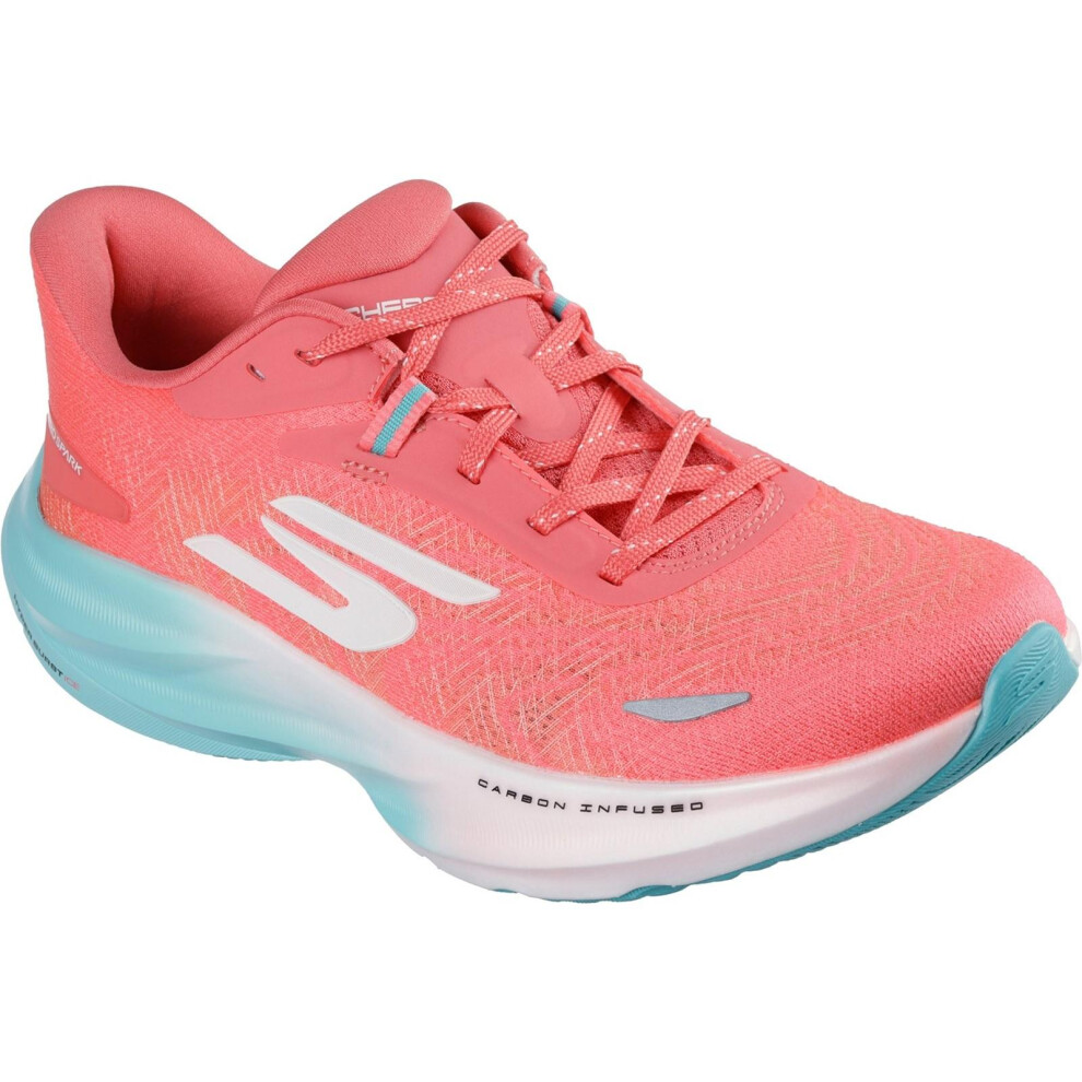 Skechers (7 Uk, Coral) Womens/Ladies Go Run Ride 12 Trainers