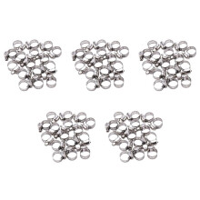 80 Pcs Stainless Steel Adjustable Car Fuel Hose Clamp Pipe Sealing Clip 6-12 mm