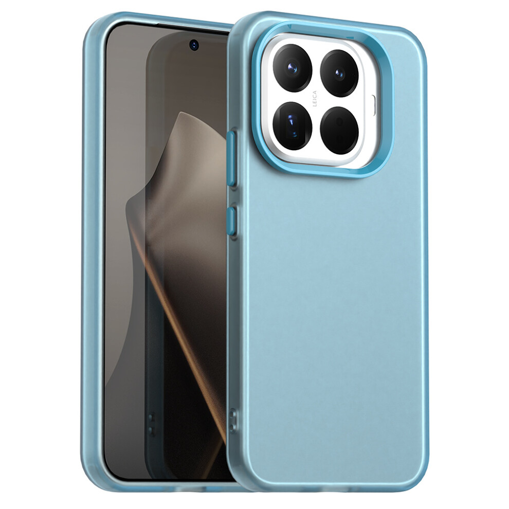(Blue) For Xiaomi 15T Pro Case Pc + Tpu + Pet Matte Anti-Drop Phone Back Cover Blue 6914294546103