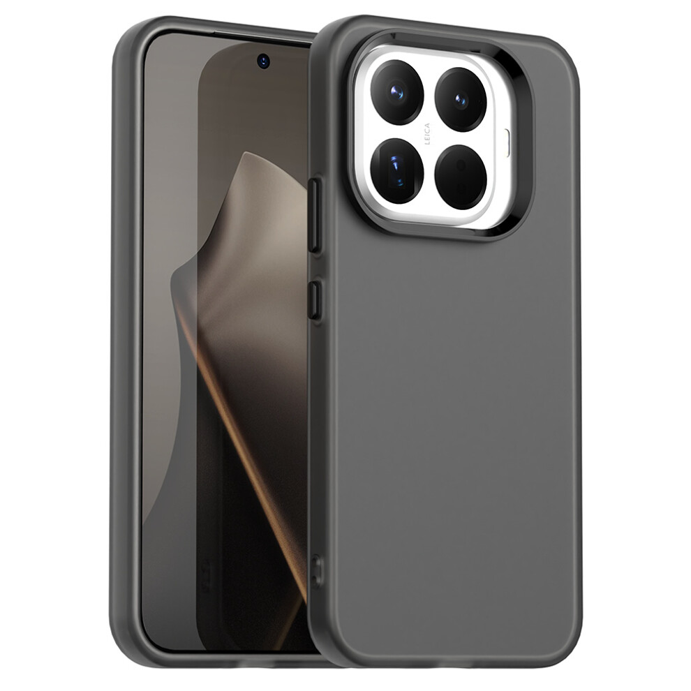 (Black) For Xiaomi 15T Pro Case Pc + Tpu + Pet Matte Anti-Drop Phone Back Cover Black 6914296562545