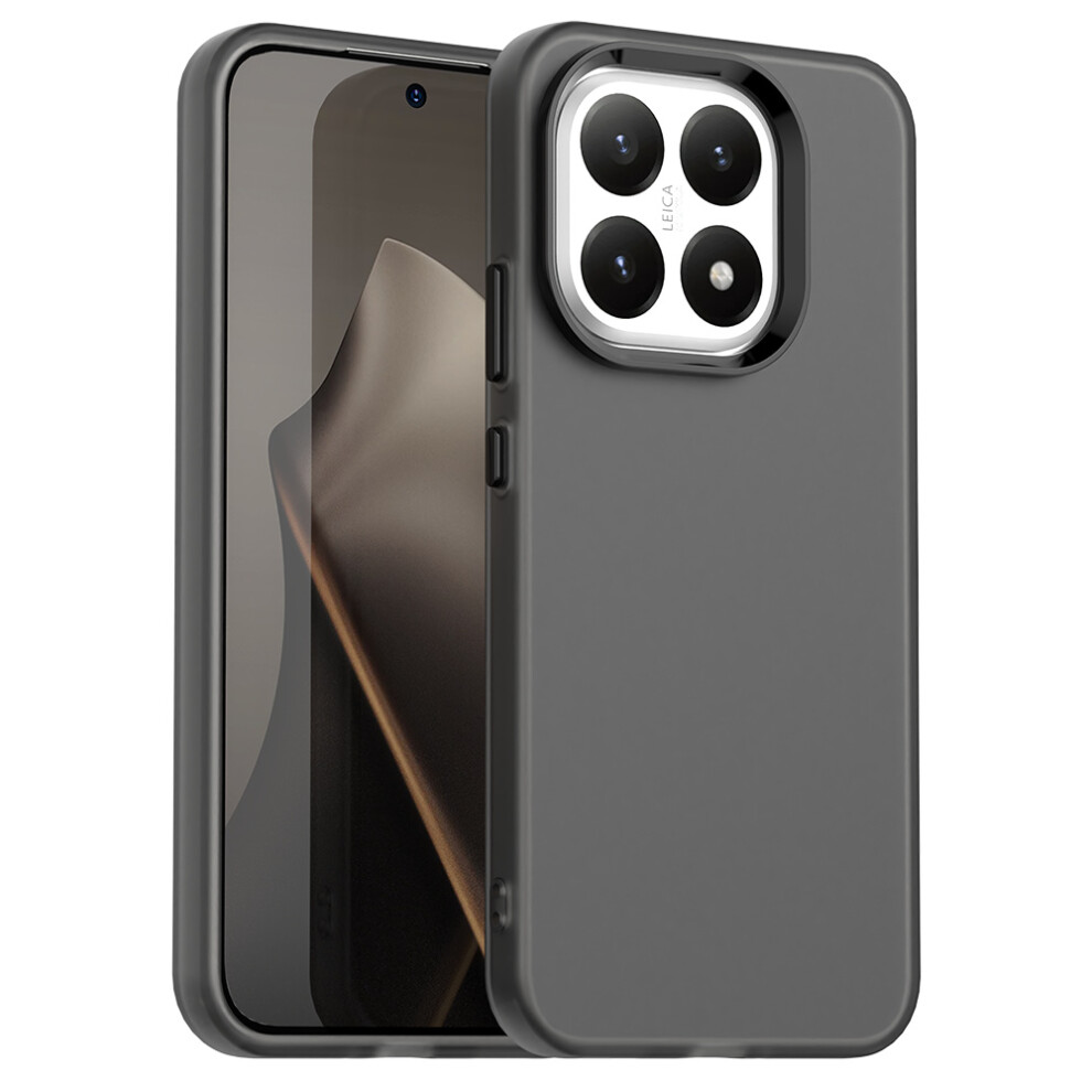 (Black) For Xiaomi 15T Case Pc + Tpu + Pet Matte Anti-Drop Phone Back Cover Black 6914296090307