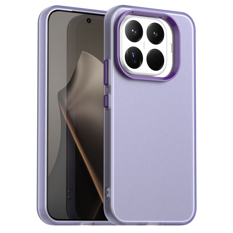 (Purple) For Xiaomi 15T Pro Case Pc + Tpu + Pet Matte Anti-Drop Phone Back Cover Purple 6914299150374