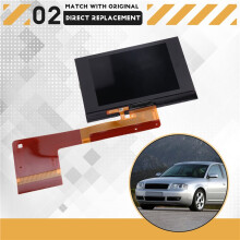 Pantalla LCD VDO para Cuadro de Instrumentos de Coche para A6 A6L C6 2005-2009, Velocímetro, Indicador, Pantalla LCD para Salpicadero