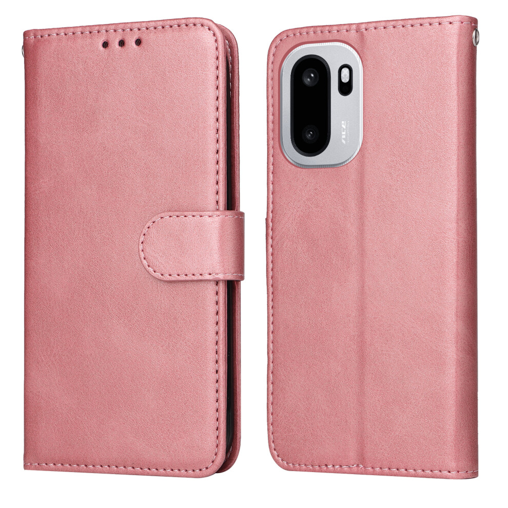 (Pink) For Oneplus 15R 5G / Ace 6T 5G / Ace 6 5G Case Wallet Pu Leather Folio Flip Phone Cover Pink 6914292426896