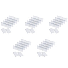 500Pcs Clear Plastic Label Holders for Wire Shelf Retail Price Label Holders Merchandise Sign Display Holder (6 x 4 cm)