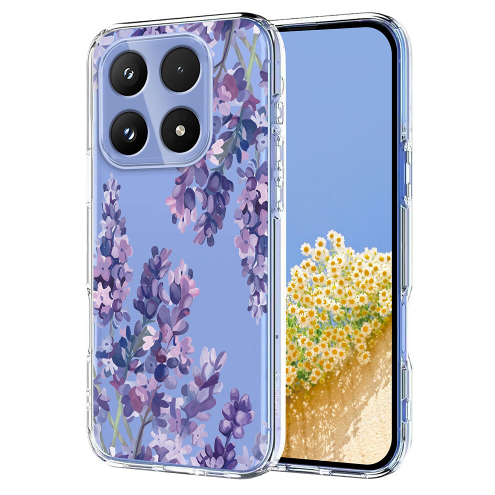 (Wisteria) For Xiaomi 17 Case Butterfly Floral Pattern Printing Tpu Phone Back Cover Wisteria 6914293928580